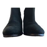 Jack Rogers  Peyton Black Suede Ankle Boots Leather Zipper Block Heels 7.5 EUC Photo 6