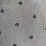 Foxcroft  Women's‎ Non-Iron Shaped Polka Dot Button Front Shirt Black Gray Size 8 Photo 8