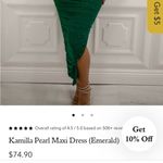 Cleo centric kamilla pearl maxi dress size: small Green Photo 6