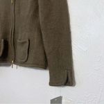Cambridge Dry Goods Cardigan Wool Angora Womens Size PS Small NWT Tan Photo 3