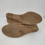 Lucky Brand Yoanna Womens Boots Size 8 Tan Suede Lace Up Wedge Zip Ankle Boots Photo 9