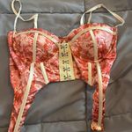 Floral Corset Top Multi Size M Photo 3