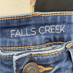 Falls Creek  Blue Mid Rise Bootcut Jeans Womens 4 Denim Classic Casual Zip Fly Photo 3