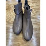 Munro Chestnut Bootie Women's 10M Brown Leather Buckle Strap Ankle Boots S43 Photo 2