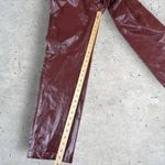Wilfred  Aritzia Funk Glossy Vinyl Faux‎ Leather Trouser Pants Sz 4 Rustique Photo 8