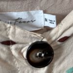 All in Favor  Cream Spaghetti Strap Dress with Buttons size M Photo 3