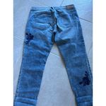 True Religion Jeans Womens Sz 32 Cameron Slim Boyfriend Blue Embroidered Y2K Photo 4