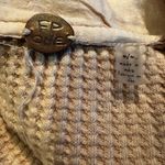 Free People  One Scout Jacket Button Up Waffle Slouchy Beige Cream Medium Photo 2