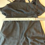 Elegant Black Jumpsuit linen NYE party vibes Size M Photo 8