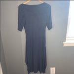 Athleta  blue in a twist tie knot midi dress Photo 6