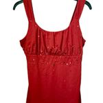Ann Taylor Vintage Y2K Sequin Detail Babydoll Tank Size M Photo 0