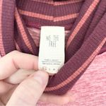 Free People NWT WE THE FREE Pink and Burgundy Striped Top XS Photo 2