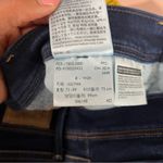 Levi's 512 Perfectly Slimming Jeans Stretch Dark Wash Denim High Rise Crop Size 8 Photo 10