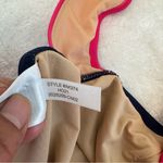 J crew colorblock navy one piece size M Pink Size M Photo 8