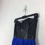 Michelle Mason NWT Mason by Leather Silk Mini Dress Size 0 Aline Bustier Photo 7