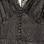 Monique Lhuillier ML velvet ruffle dress 8 Photo 5