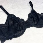 Apt. 9  Black Floral Lace Underwire Bra Size 38C Photo 3