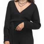 Good American Double Knit Rib Wrap Sweater Photo 0