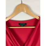 Ralph Lauren Lauren  Pink Gathered Side Dress Size 6 Photo 2