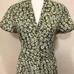 Sundance 100% Cotton Green Daisy Sun Dress Photo 2