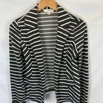 Kenar  Striped Open Front Blazer Cardigan Size Small Photo 0