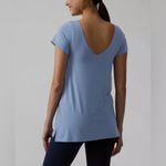 Athleta NWT  Essence Support Top Cottage Blue Size XS Photo 2
