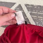 Vintage Y2K RAVE shiny red drape front spaghetti strap‎ dress Photo 3