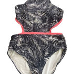 Time & tru full bathing suit size large black white pink Photo 0
