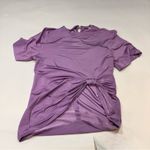 Rabanne Haut Knotted top Size 36 Purple Photo 2