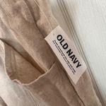 Old Navy  Linen Blend Pants Elastic‎ Waist Casual Trousers Beige Size XL NWT Photo 3