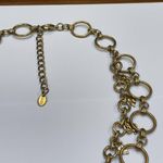 ZARA Beautiful Signed  Gold Tone Double Strand Necklace Clubs And Spades Of Poker Photo 1