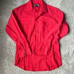 Wrangler Cowboy Cut Red Pearl Snap Photo 0