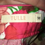 Tulle pink floral vintage inspired M skirt Size M Photo 1