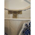 Nine West  Vintage Embroidered Peasant Top Blouse Short Sleeve Boho Size‎ S Photo 2