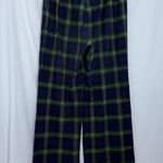 J. McLaughlin Brock Pants Regimental Plaid SZ 10 Classic Holiday Preppy Timeless Photo 1