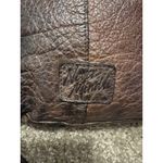 Never Mind Vintage Handmade Genuine Cowhide Leather Woman's Crossbody Bag Brown Photo 3