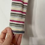 Free People  Striped Ribbed Off Shoulder Bodysuit Womens XS Sweetheart Neckline Photo 8