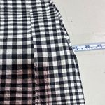 Habitat  Women's Black White Plaid Button Down Shirt Size S Lagenlook Oversized Photo 8