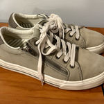 Täōs‎ Z Soul Lace Up Zip Up Comfort Fashion Sneaker Green Tan Neutral Canvas 8 Photo 0