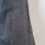 Buttons Casual Corner Black Sleeveless Linen Button Down Collared Dress  Size 6 Photo 3