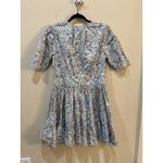 By Timo Poplin Mini Dress Blossoms Size Medium Floral Photo 1