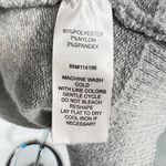 Verve Ami  Striped Open Front Cardigan Gray Light Gray Size Large Photo 10