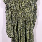 Ghospell Green High Neck Long Sleeve Maxi Dress Small NWOT Photo 4