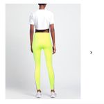 Palm Angels Side Stripe Logo Track Leggings Fluorescent Yellow Size S Photo 2