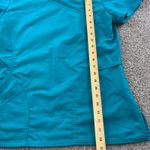 Scrubstar  Teal Wrap Scrub Top‎ Womens Medium Medical Uniform Short Sleeve Photo 2