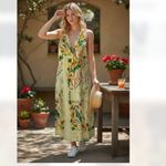 Urban Outfitters NWOT  Floral Yellow Newspaper Print Shirt Dress Photo 2