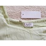  THE LABEL Embroidered Sage Green Mini Babydoll Dress Sz S Photo 3