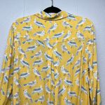BeachLunchLounge Shirt Womens Large Novelty Bird Print Relaxed Casual Minimalist Photo 6