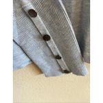 J'Envie Light Blue Viscose Spandex Ribbed Cuff Buttons Shirt Blouse Top Medium‎ Photo 3