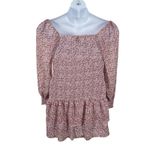 Princess Polly  Carrillo Floral Mini Dress Size 2 Long Sleeve Smocked Tiered Boho Photo 7
